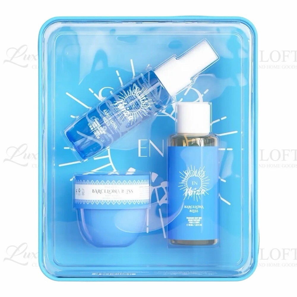 Solo En Ibiza Barcelona Bliss 3-Piece Gift Set Bubble Bath, Body Butter and Mist